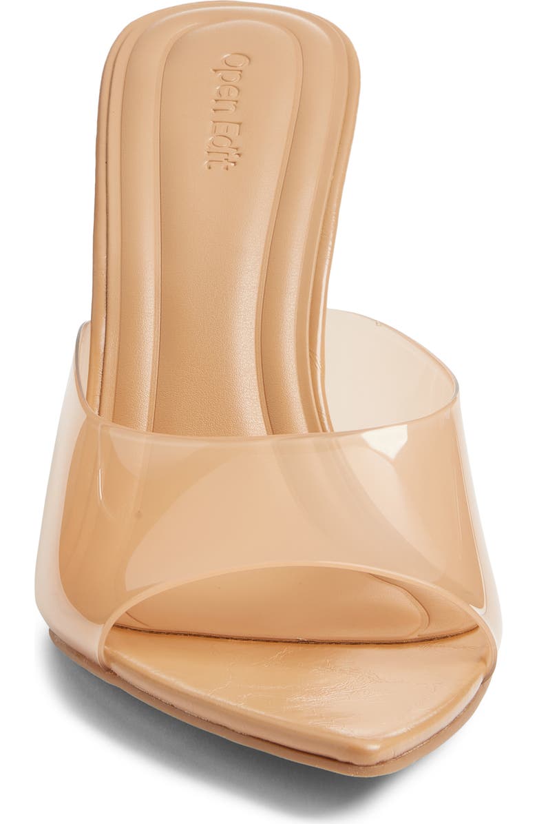 Open Edit Piper Sandal, Alternate, color, Beige-Clear