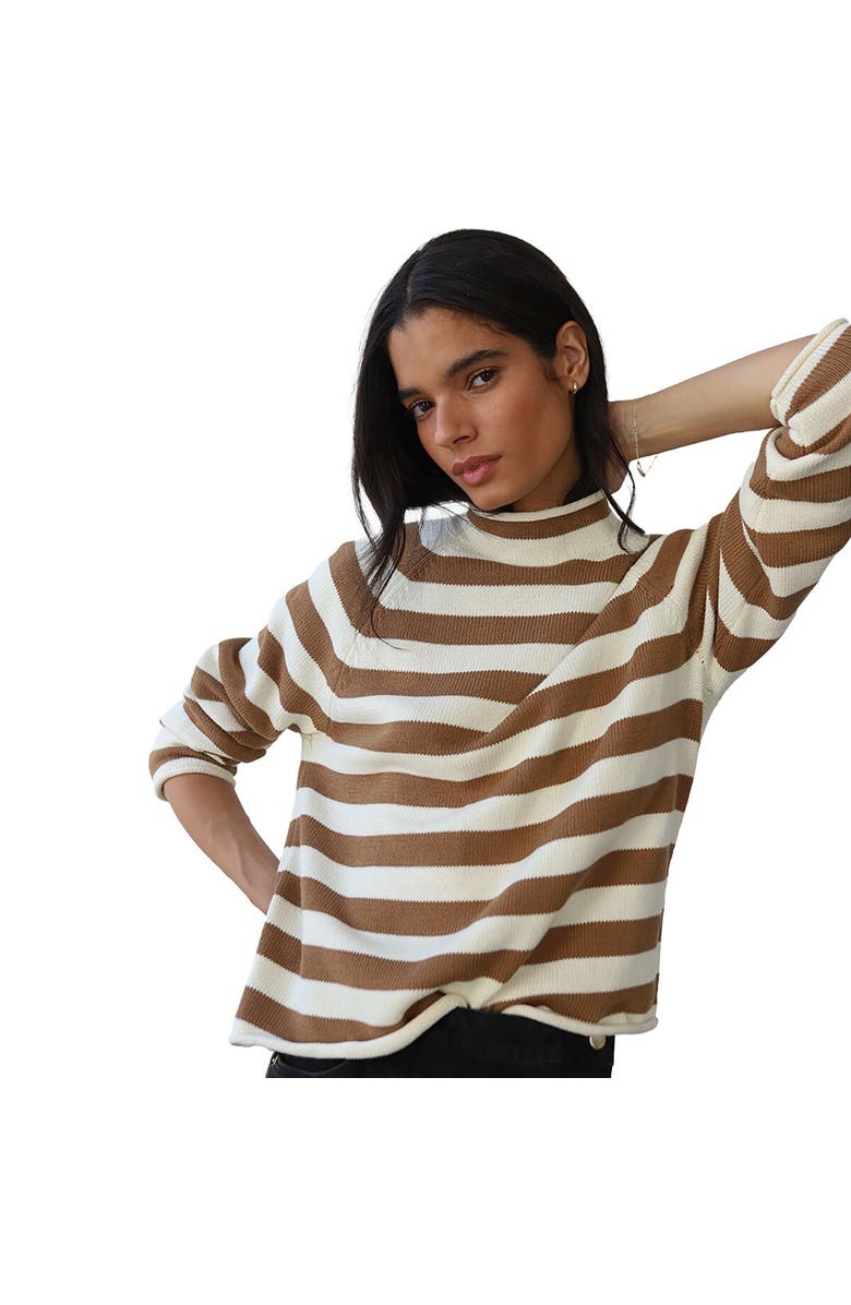 Callahan The Mock Neck Long-Sleeve Top - Women's, Alternate, color, Ginger Root