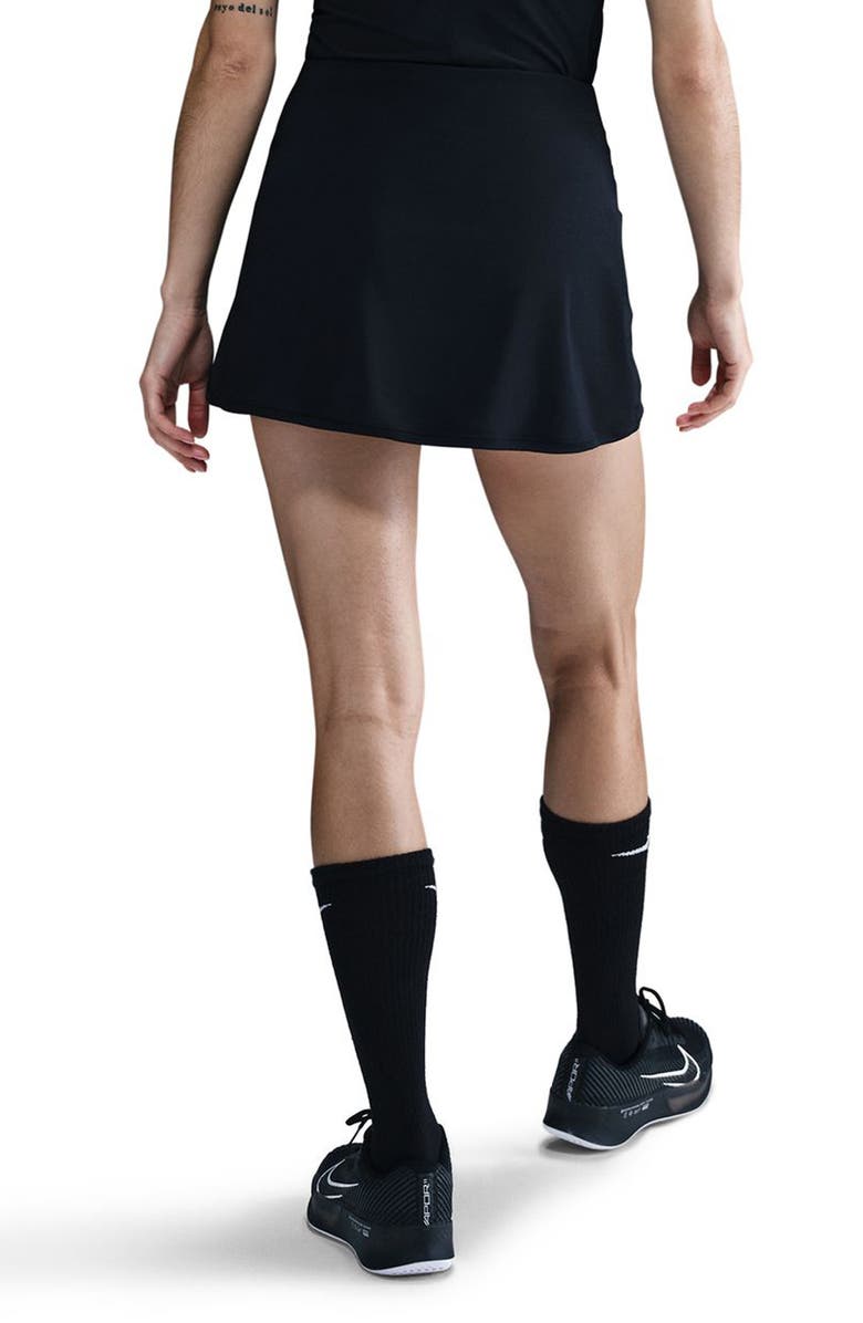 Nike Victory Dri-FIT Straight Tennis Skort, Alternate, color, 010 010 Black/White