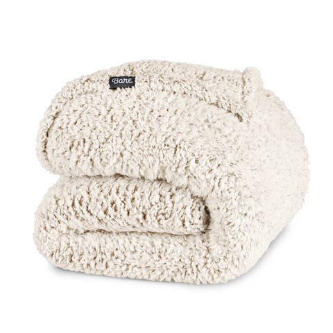 Tipped Faux Shearling Blanket