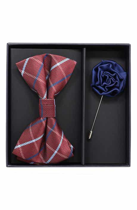 Ben Sherman Bow Tie & Lapel Pin Set