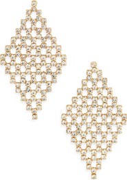 NORDSTROM RACK Cubic Zirconia Kite Drop Earrings