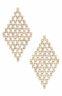 NORDSTROM RACK Cubic Zirconia Kite Drop Earrings