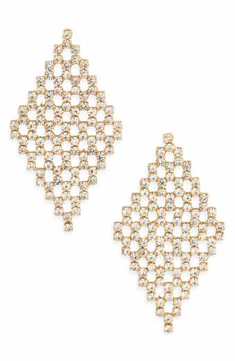 NORDSTROM RACK Cubic Zirconia Kite Drop Earrings