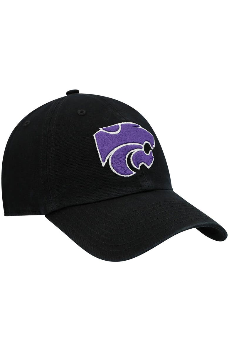 '47 Men's '47 Black Kansas State Wildcats Vintage Clean Up Adjustable Hat, Alternate, color, Black