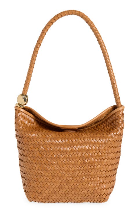 The Signature Woven Raffia Shoulder Bag