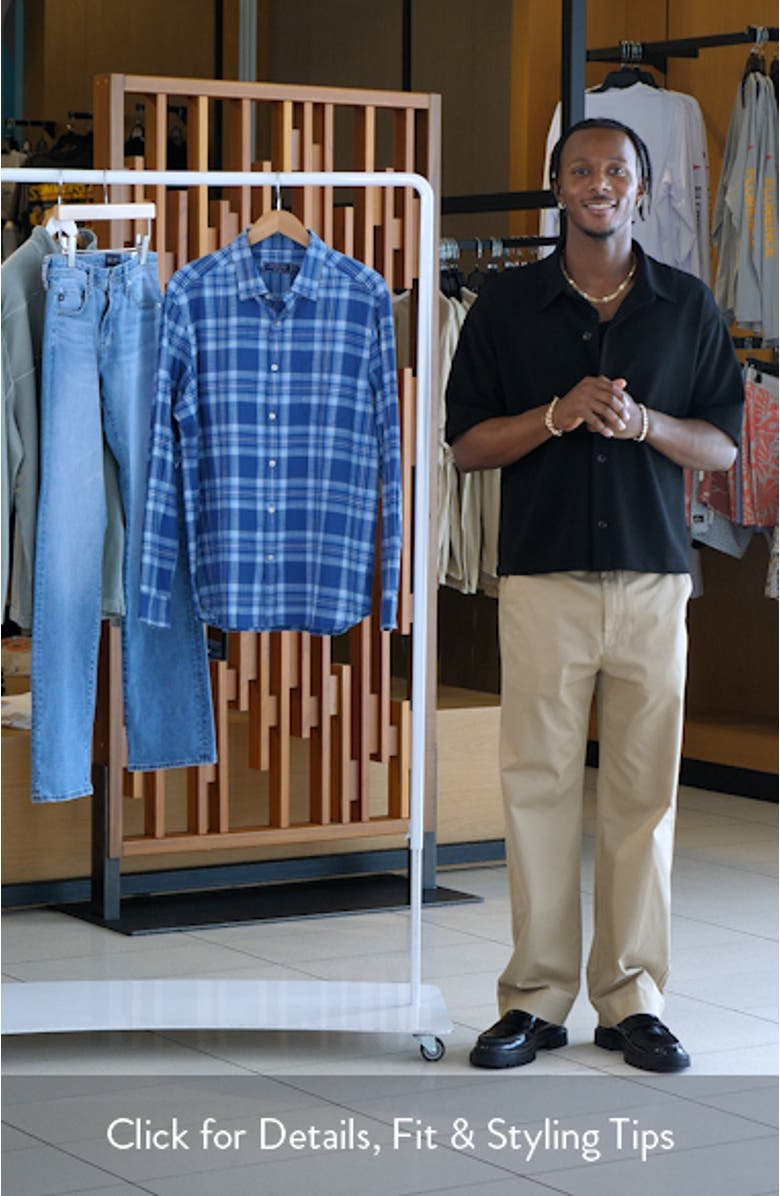 Miacomet Plaid Island Slub Button-Up Shirt, sales video thumbnail