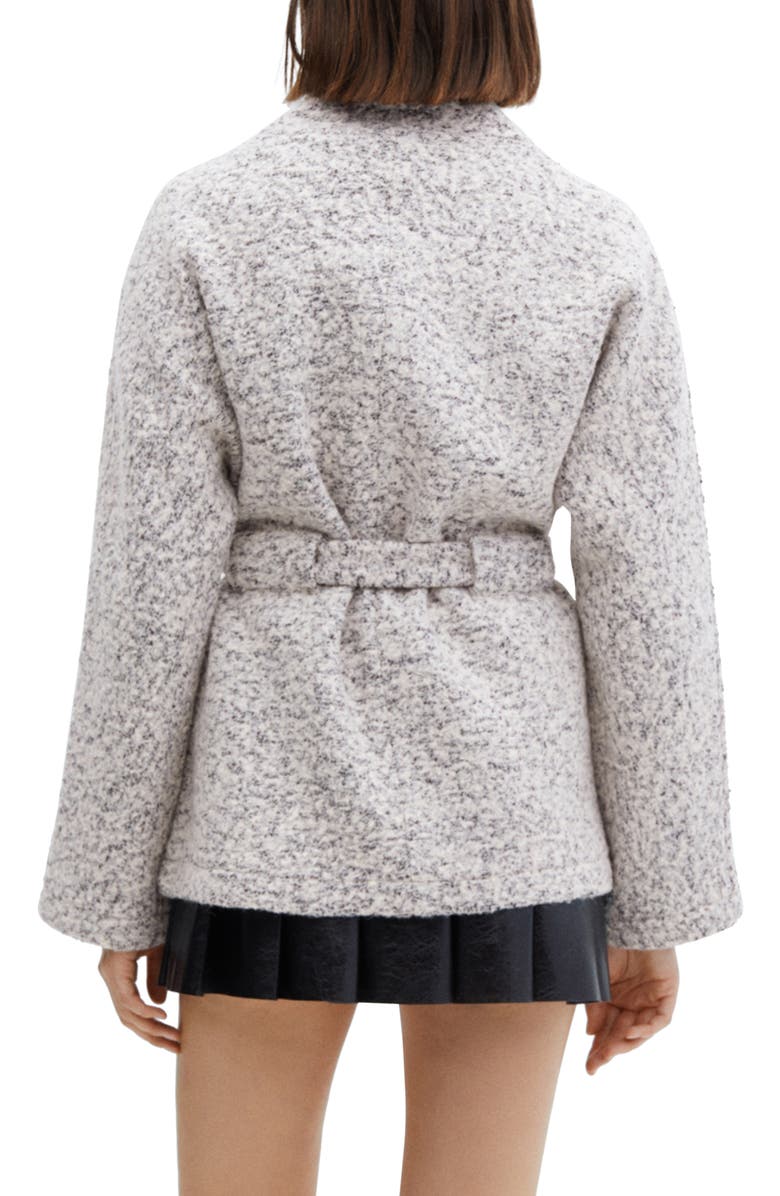 MANGO Tie Waist Coat, Alternate, color, 