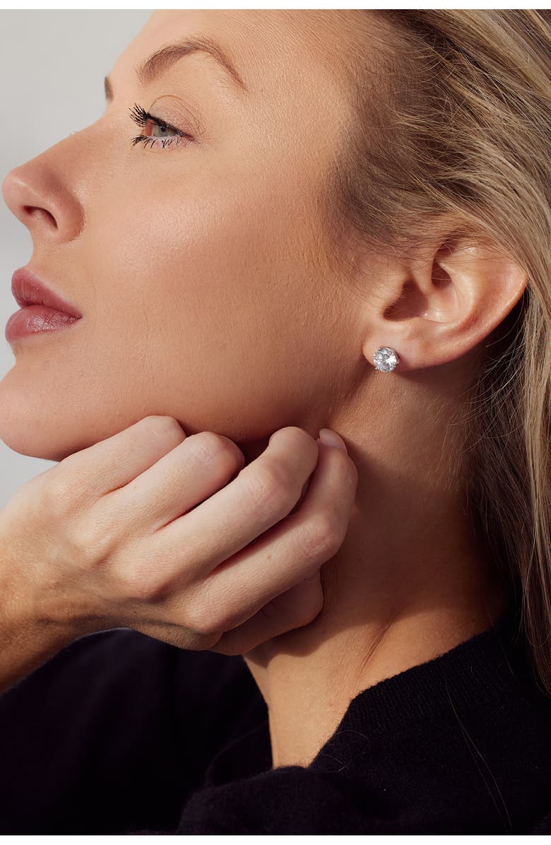 Cubic Zirconia Earrings - 4ct.