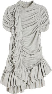 Dries Van Noten Ruffled Cotton Jersey Top