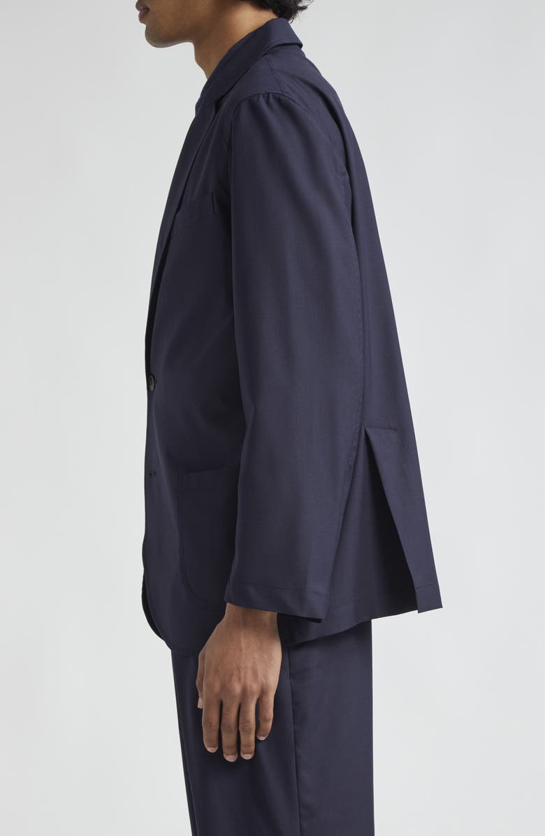 De Bonne Facture Essential Super 130s Wool Sport Coat, Alternate, color, Navy