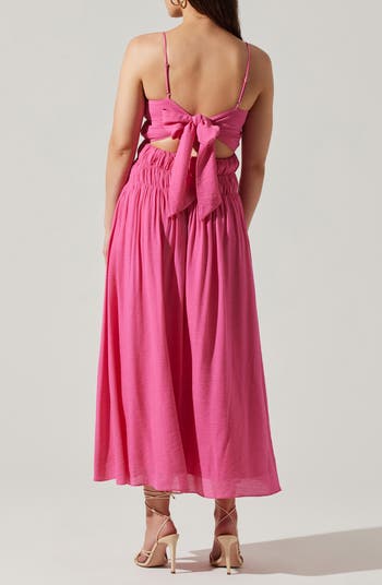 Andrina Shirred Maxi Sundress