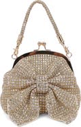 BERNESS Rhinestone Embellished Bow Handbag