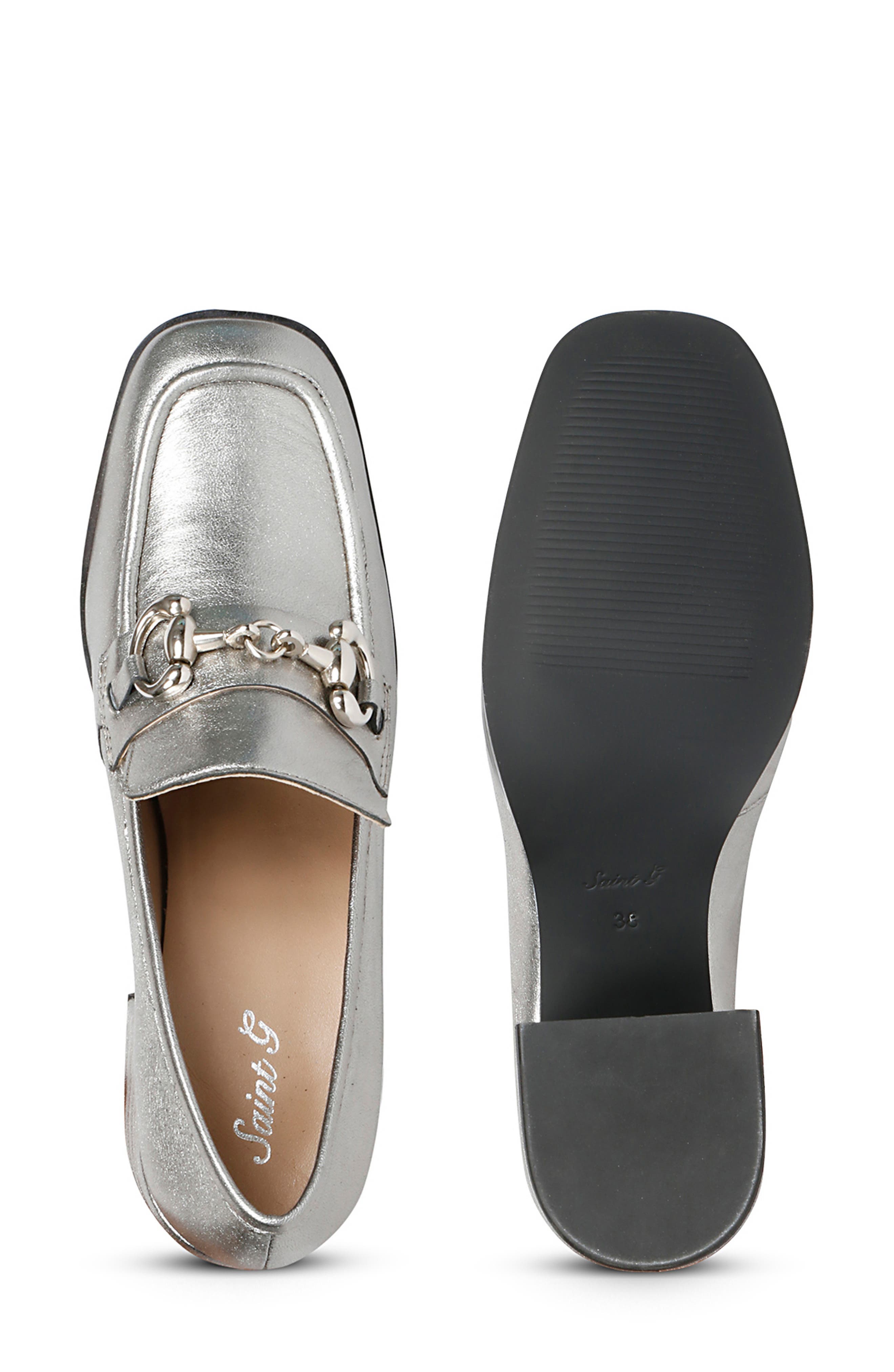 SAINT G Vera Bit Loafer Pump, Alternate, color, Gunmetal