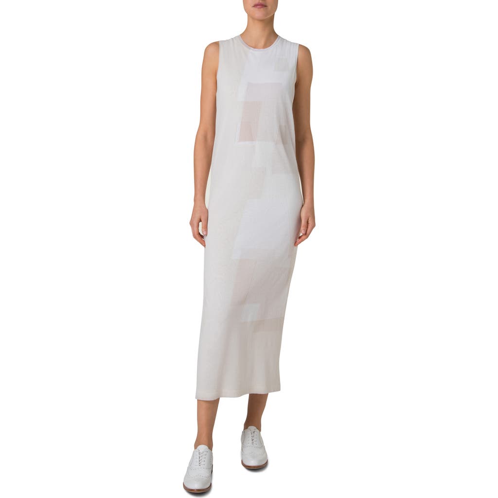Akris Trapeze Rayonnant Sleeveless Knit Shift Dress