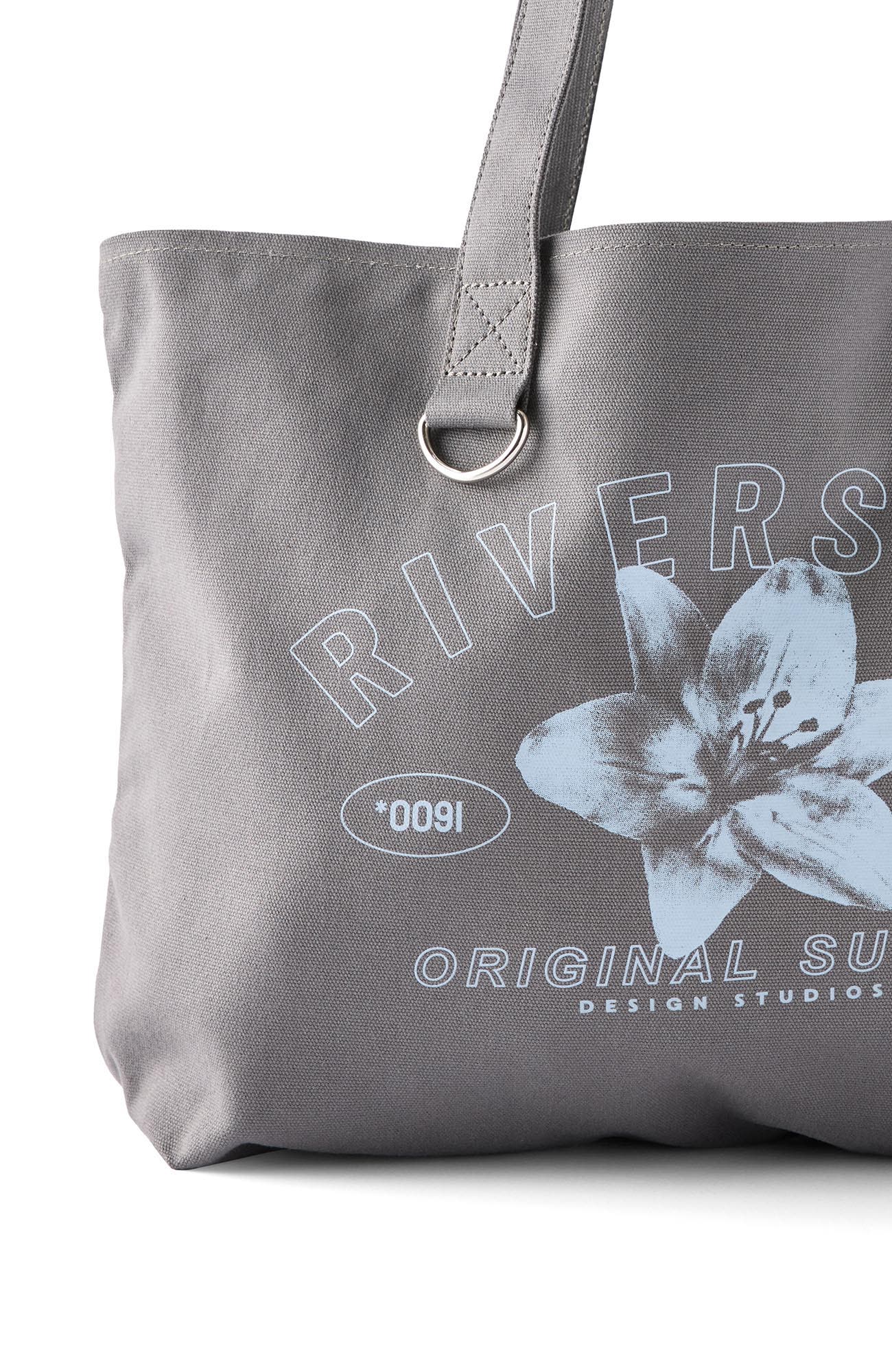 Cotton On Parker Tote Bag, Alternate, color, Washed Charcoal Riverside