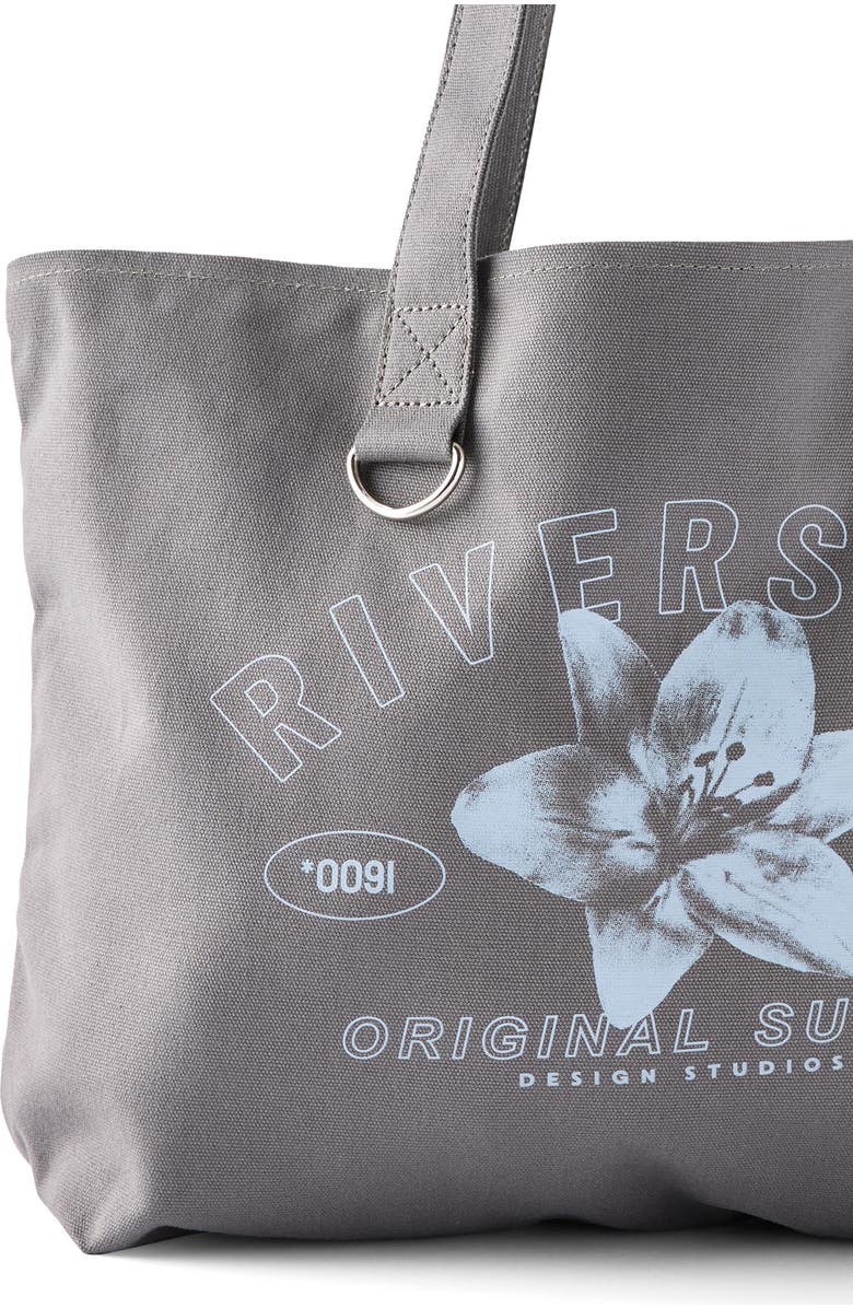 Cotton On Parker Tote Bag, Alternate, color, Washed Charcoal Riverside