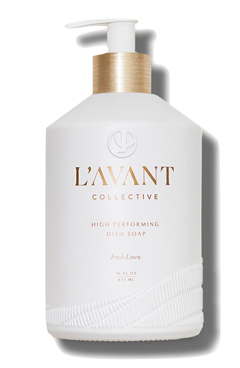 L'AVANT Collective Fresh Linen Dish Soap, Main, color, White