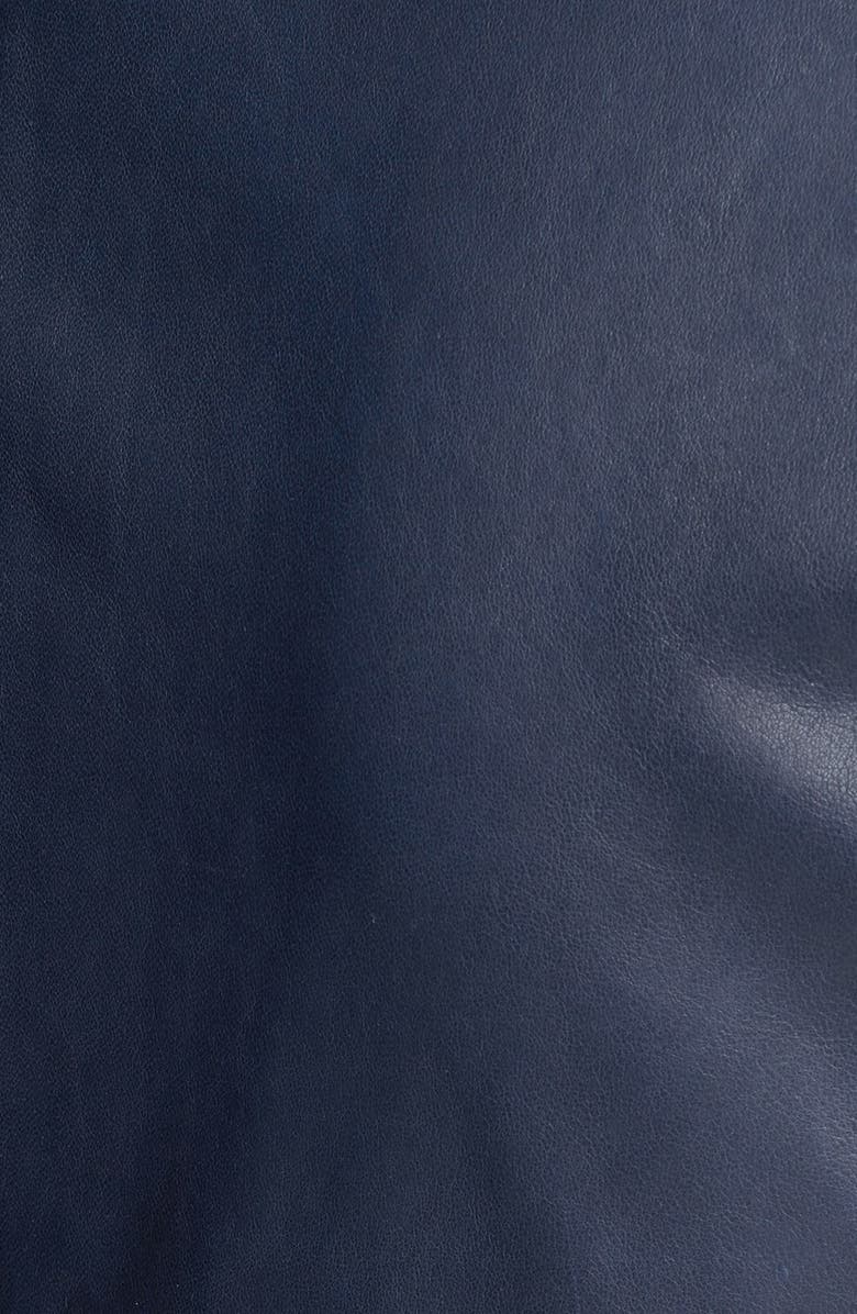 Vince Lambskin Leather Scuba Jacket, Alternate, color,