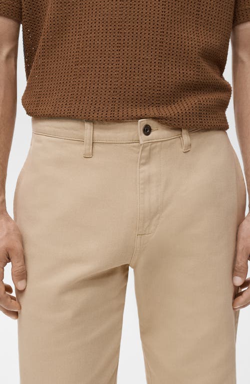 Mango Regular Fit Jeans In Nude