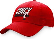 TOP OF THE WORLD Men's Top of the World Red Cincinnati Bearcats Slice Adjustable Hat