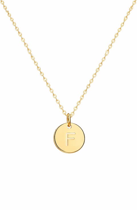 Initial Pendant Necklace