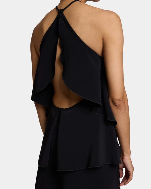 Santorelli Alessia Sleeveless Ruffled Midi Dress