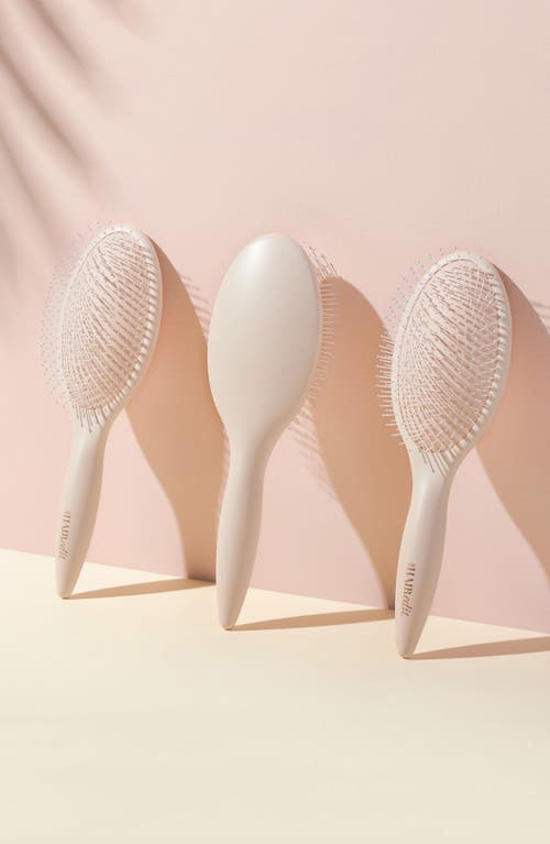 The Hair Edit Smooth & Polish Detangling Brush In Transparent