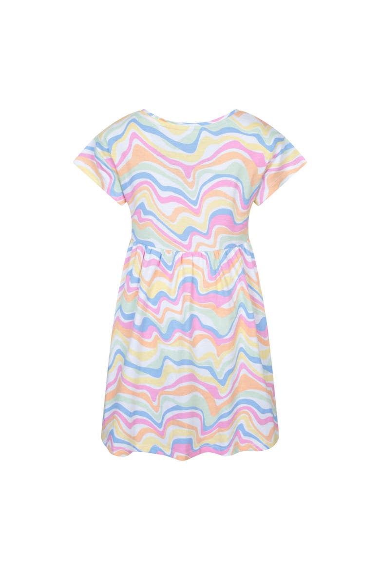 Childrens/Kids Mountain Essentials Lora Wave Pattern Dress, Alternate, color, Light Purple