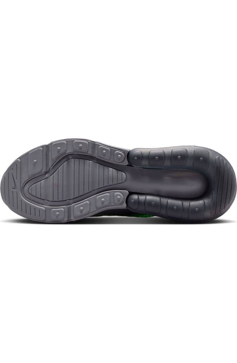 Nike Kids' Air Max 270 Sneaker, Alternate, color, Anthracite/ Light Green