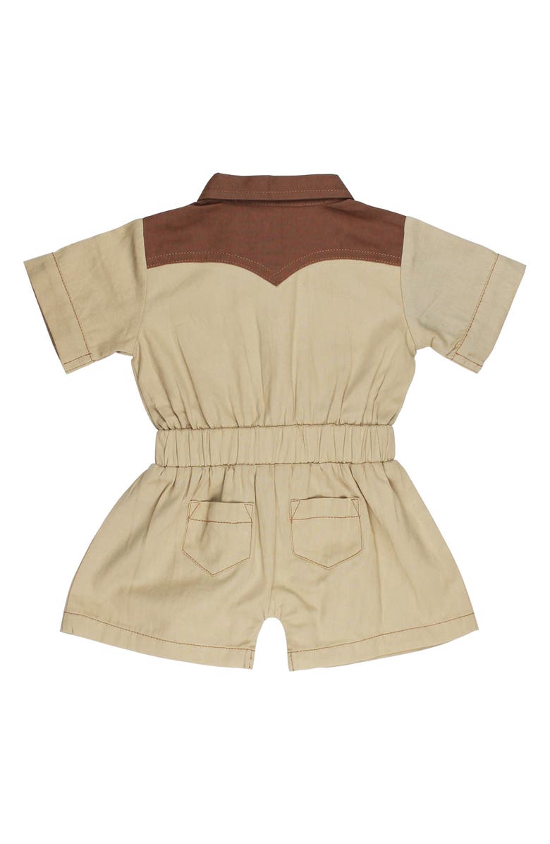 L'ovedbaby Organic Cotton Western Romper, Alternate, color, 