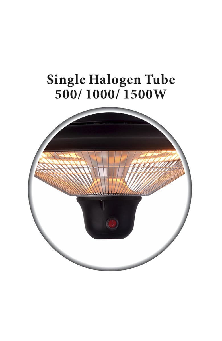 Optimus Garage-Outdoor Hanging Infrared Heater with Remote, Alternate, color,