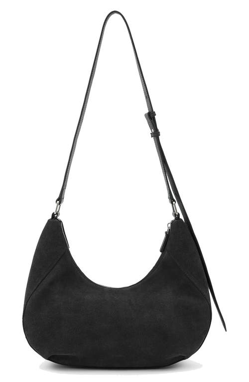 Oryany Rodeo Suede Shoulder Bag In Blue