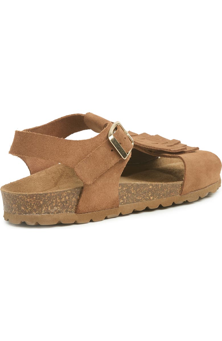 Celtic & Co. Fringed Sandal, Alternate, color, Tan