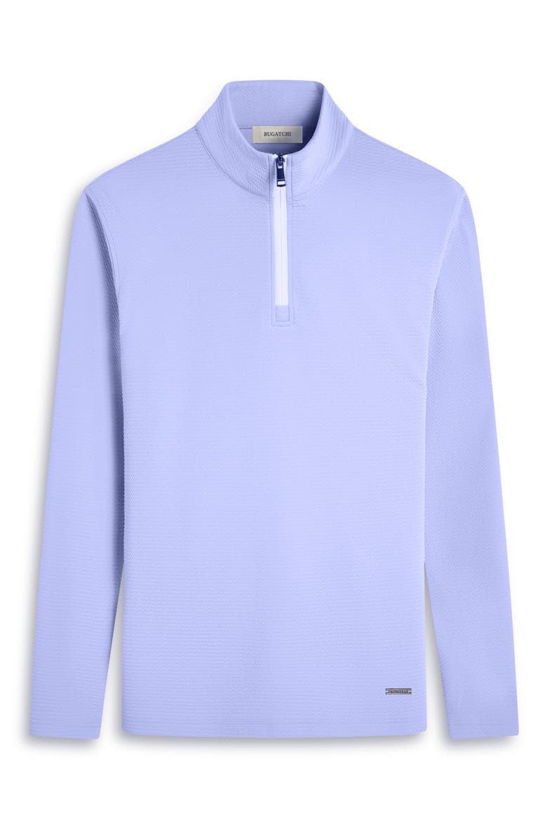 Waffle Knit Quarter Zip Performance Pullover, Alternate, color, SKY