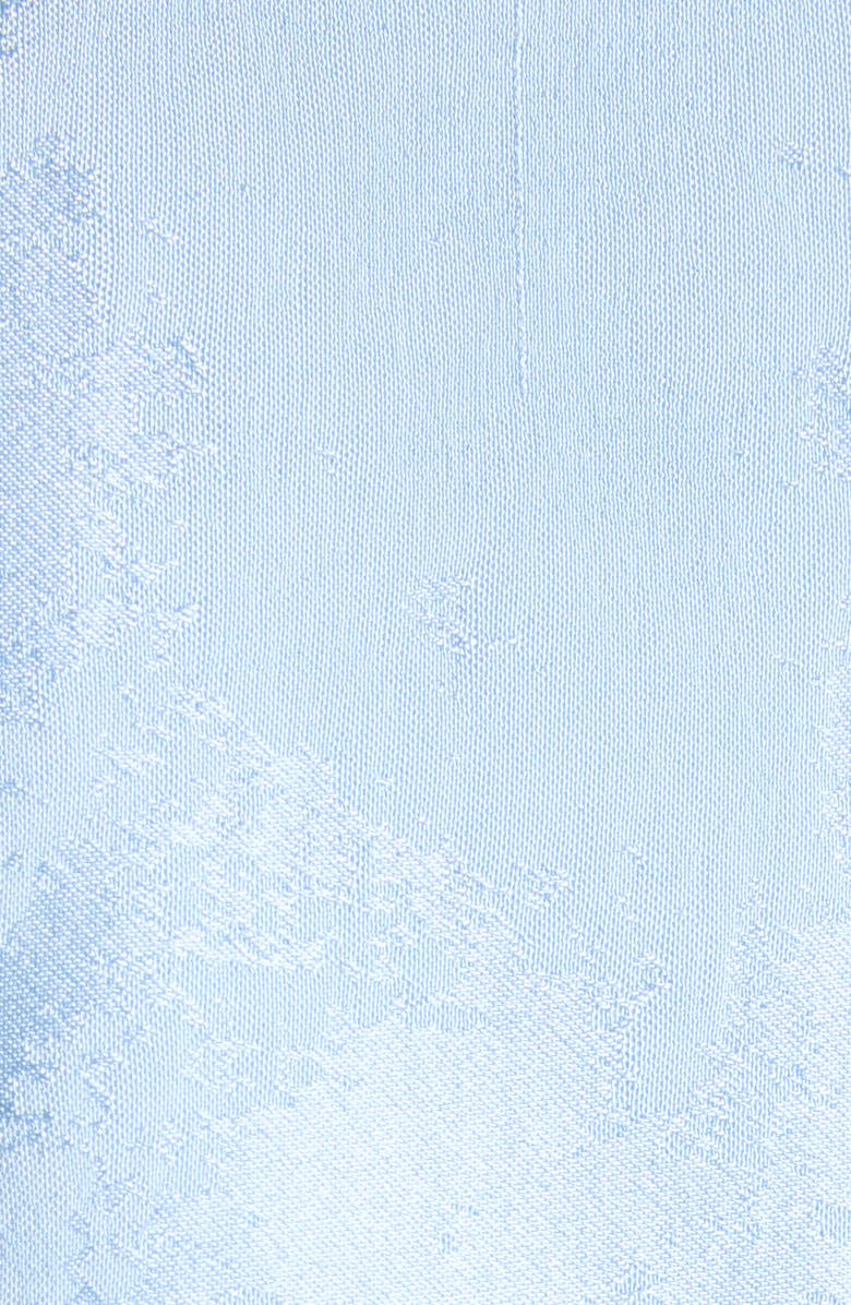 Balenciaga Washed Silk Cocoon Button-Up Shirt, Alternate, color, 5840 Baby Blue