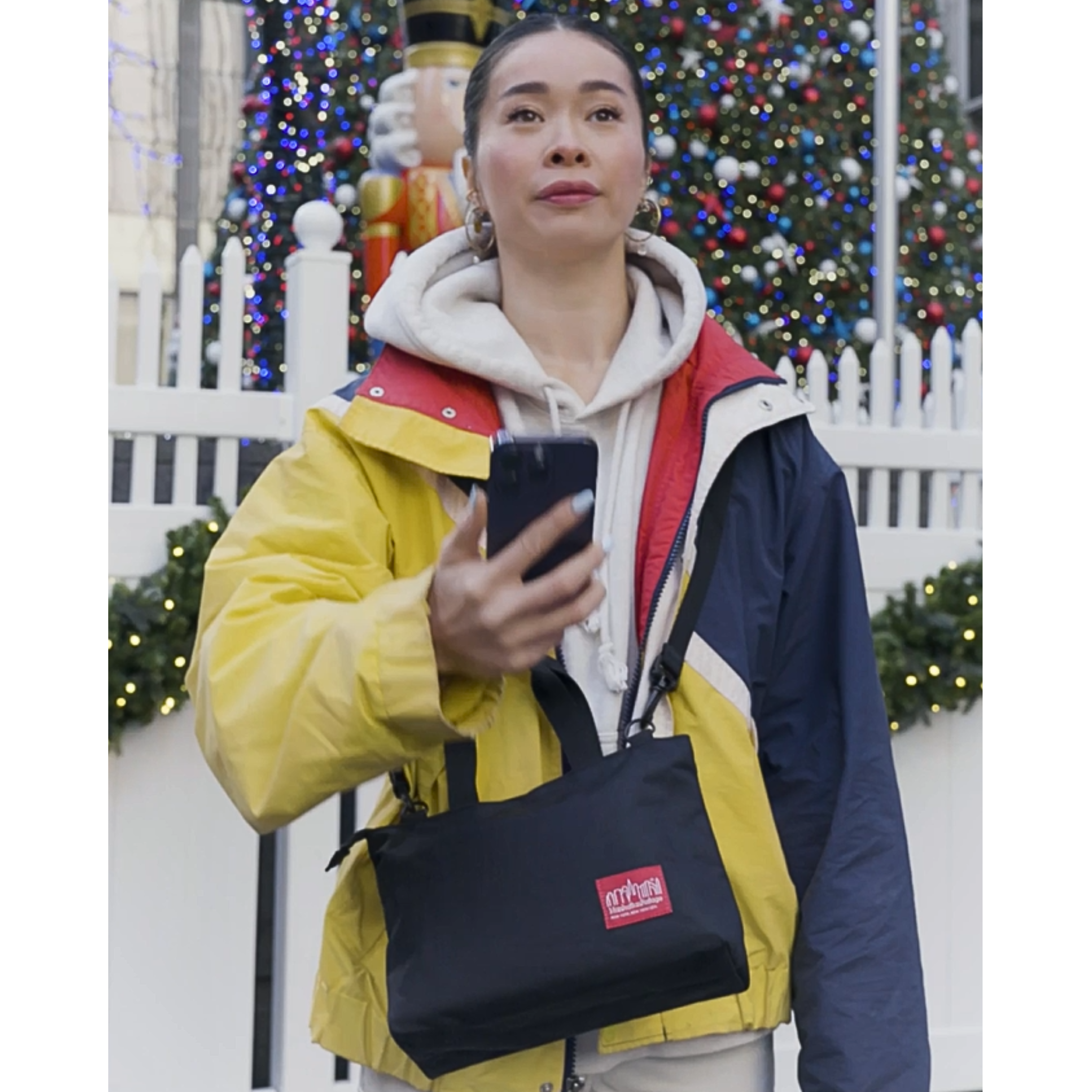 Manhattan Portage Remsen Street Tote Bag Ver 2, Alternate, color, Black