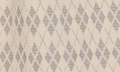 Fleece Factory Argyle Shorts In Creamy Grey