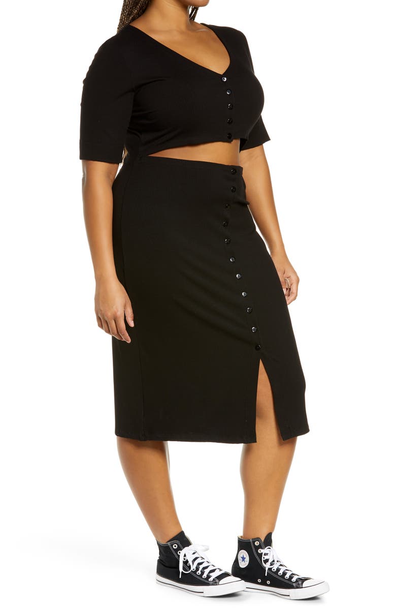 BP. Cutout Rib Dress, Alternate, color, 