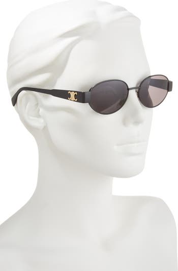 サングラス CELINE TRIOMPHE SUNGLASSES Triomphe 01 sunglasses in Acetate - BLACK | CELINE