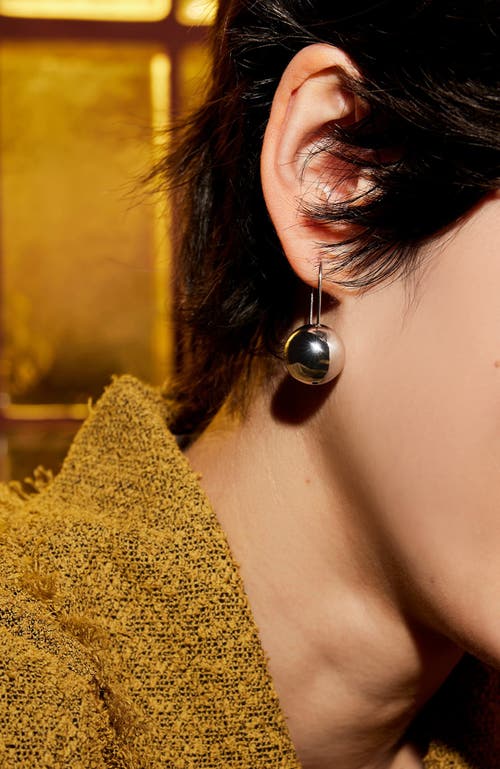 Jenny Bird Celeste Mega Drop Earrings In Platinum