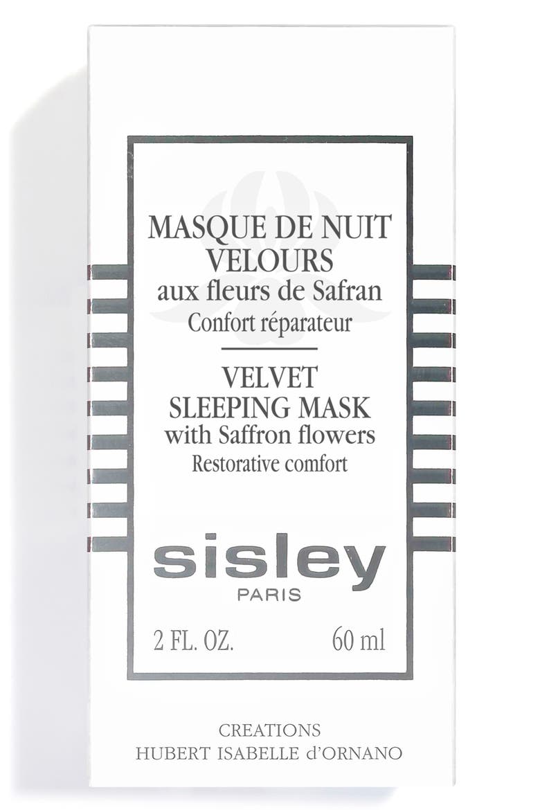 Velvet Sleeping Mask, Alternate, color, NO COLOR