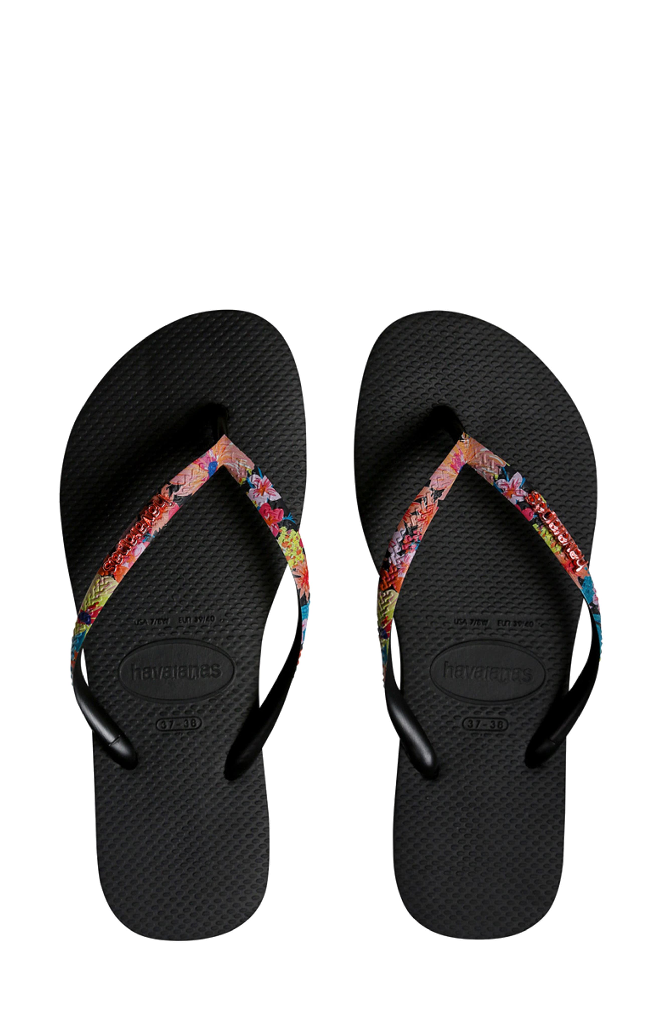 Havaianas Slim Tropical Strap Flip Flop, Main, color, 