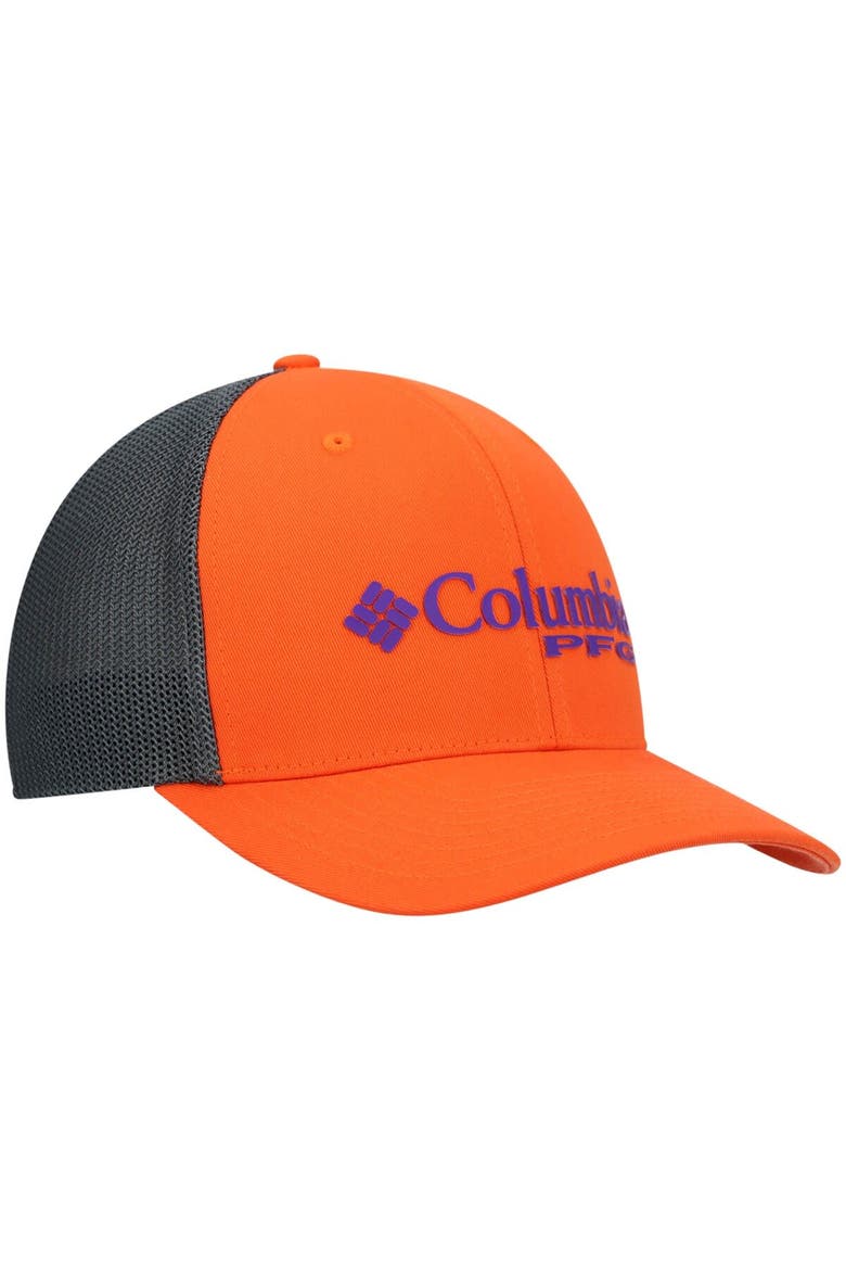 Men's Columbia Orange/Gray Clemson Tigers PFG Snapback Hat, Alternate, color, Orange