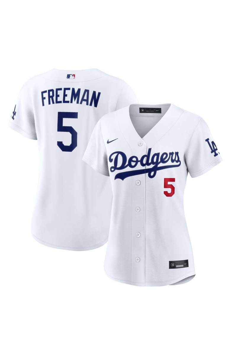 Nike Women's  Nike Freddie Freeman White Los Angeles Dodgers Home Stadium Jersey, Main, color, White