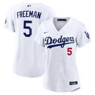 Nike Women's  Nike Freddie Freeman White Los Angeles Dodgers Home Stadium Jersey
