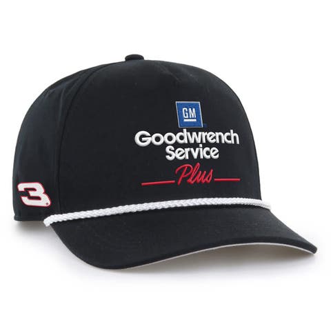 Men's '47 Black Richard Childress Racing Goodwrench Service Plus Hitch Rope Adjustable Hat