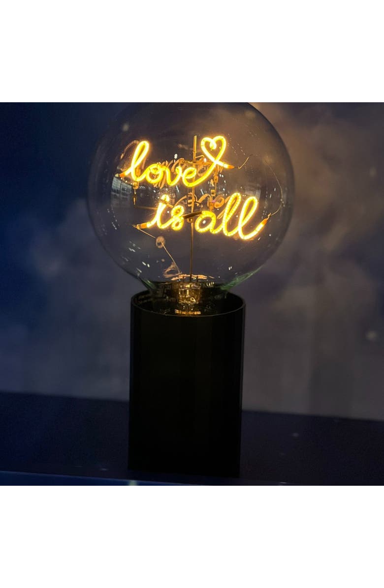 MITB Love Is All Portable Table Lamp, Alternate, color, Black