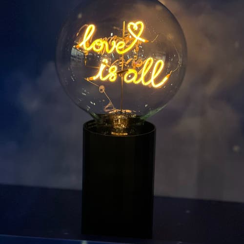 Mitb Love Is All Portable Table Lamp In Gold