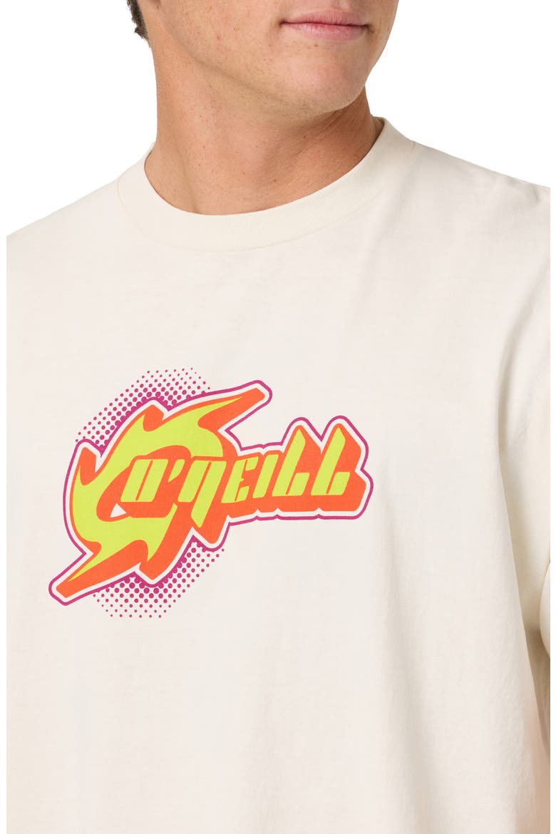 Peeling Boxy Cotton Graphic T-Shirt, Alternate, color, TOFU